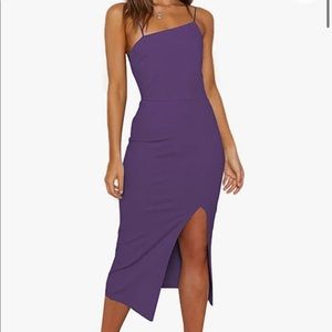 Purple Body con Formal Dress Size Small